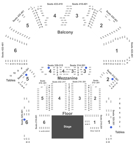 Moody Theater Austin Tx Seating Chart