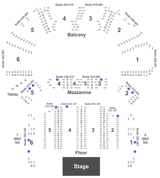 Acl Live Moody Theater Seating Chart