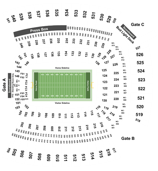 club level steelers tickets