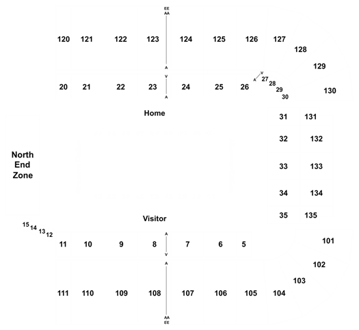 Boise State Albertsons Stadium Seating Chart