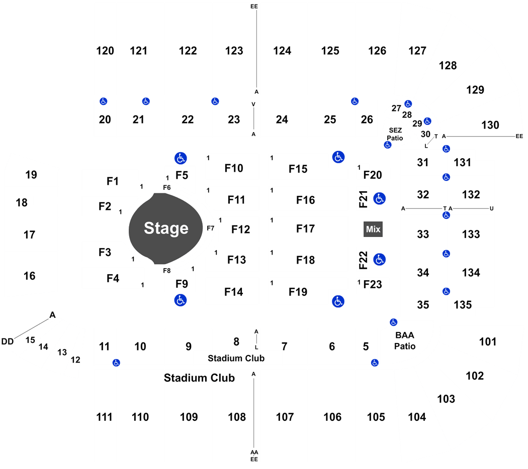 Albertsons Stadium Interactive Seating Chart