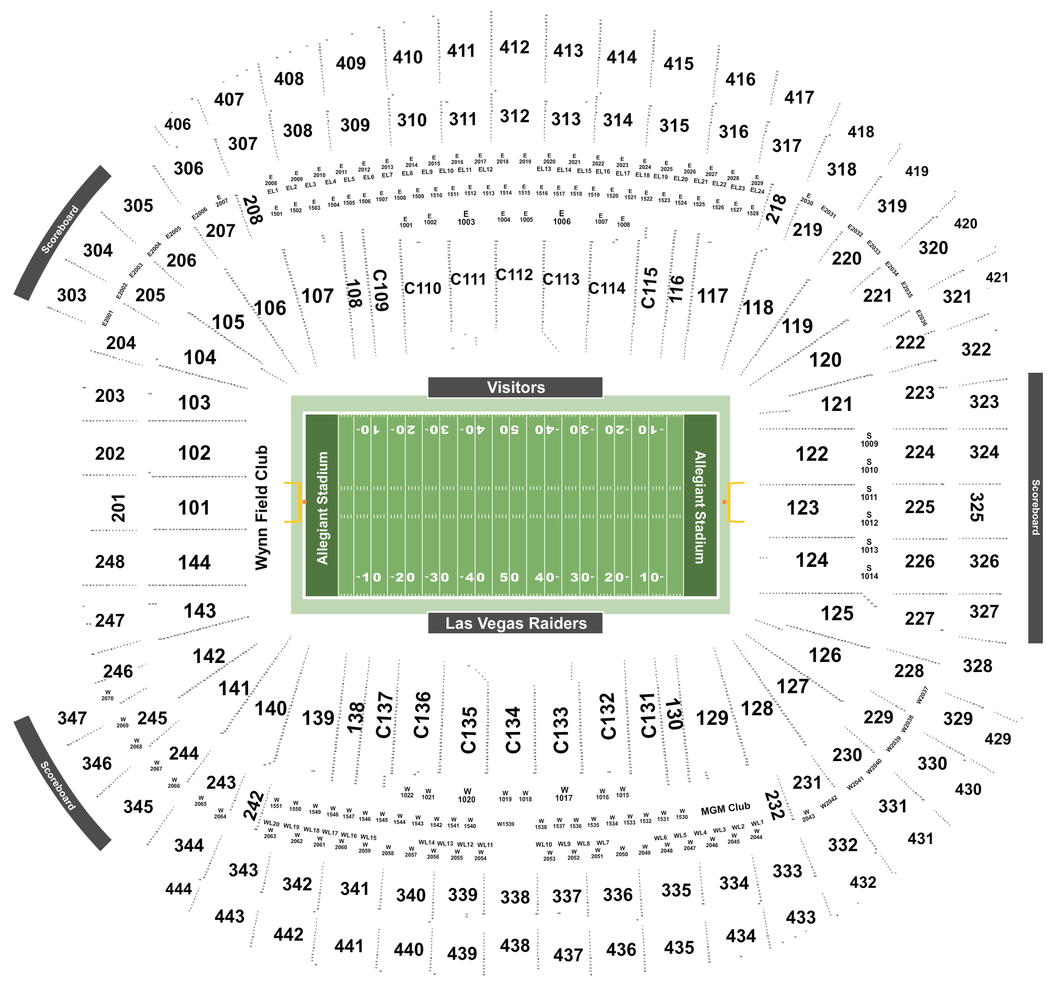 las vegas raiders stadium tickets