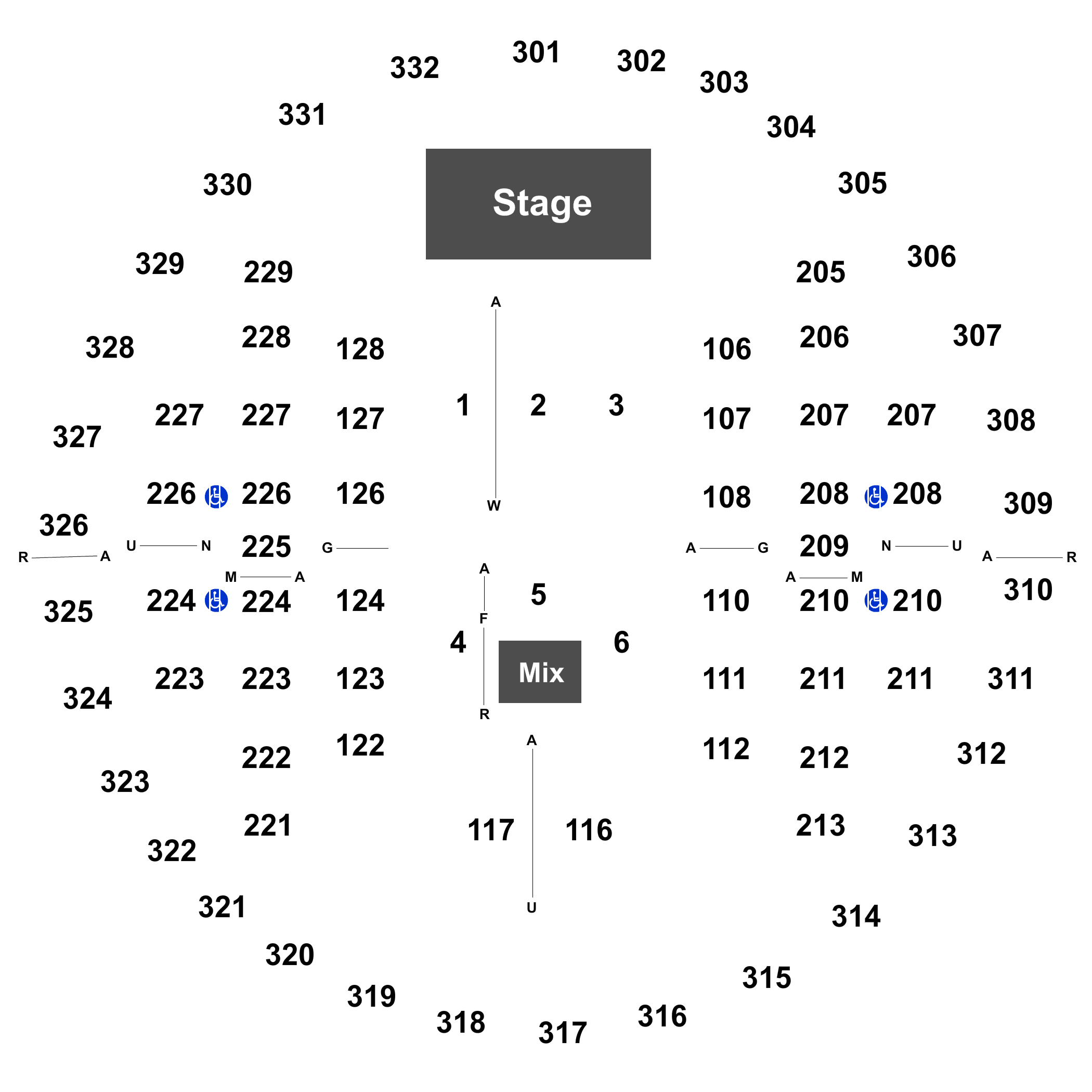 Alliant Center Seating Chart