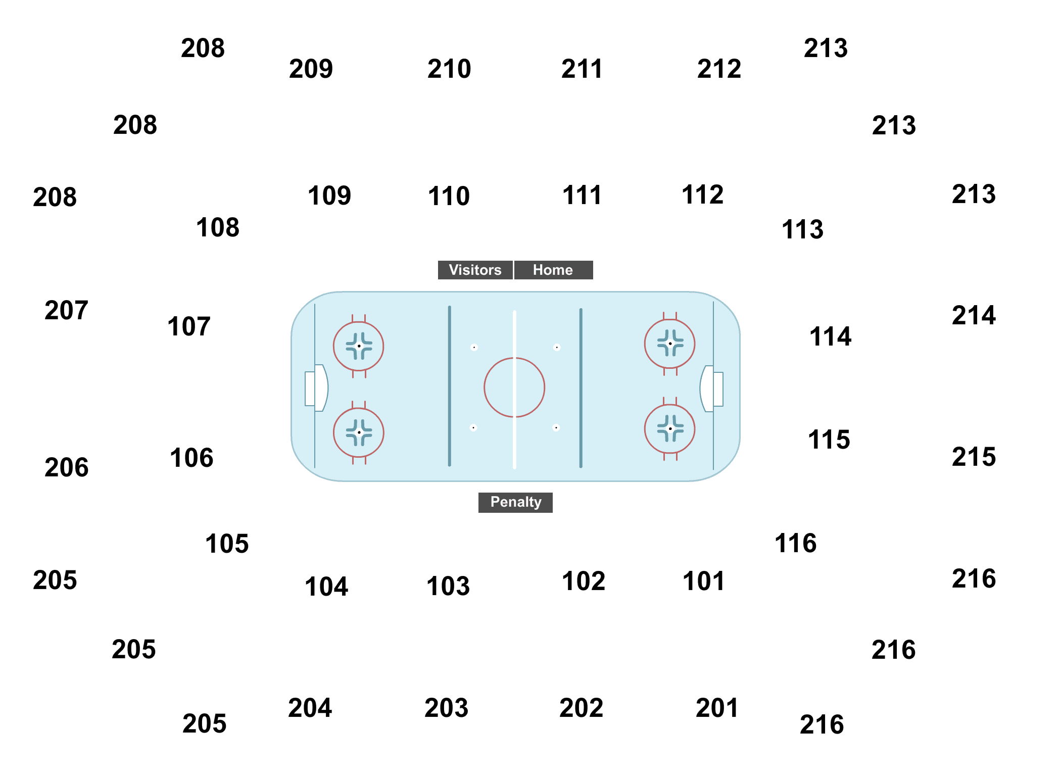 Chicago Wolves Interactive Seating Chart