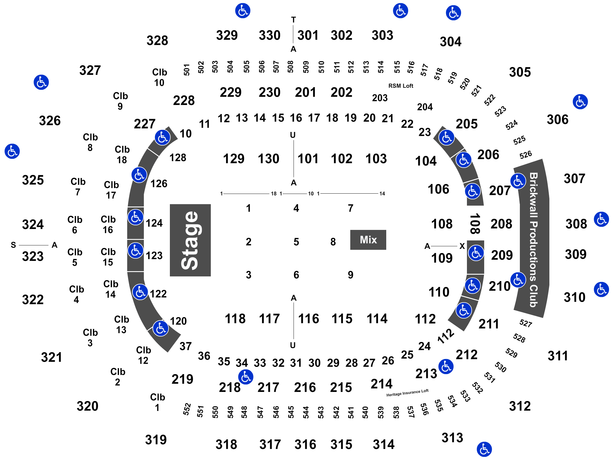 Amalie Seating Chart Concert