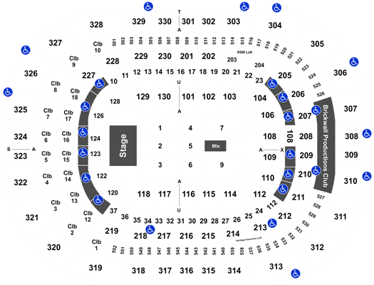 Section 116 at Amalie Arena 