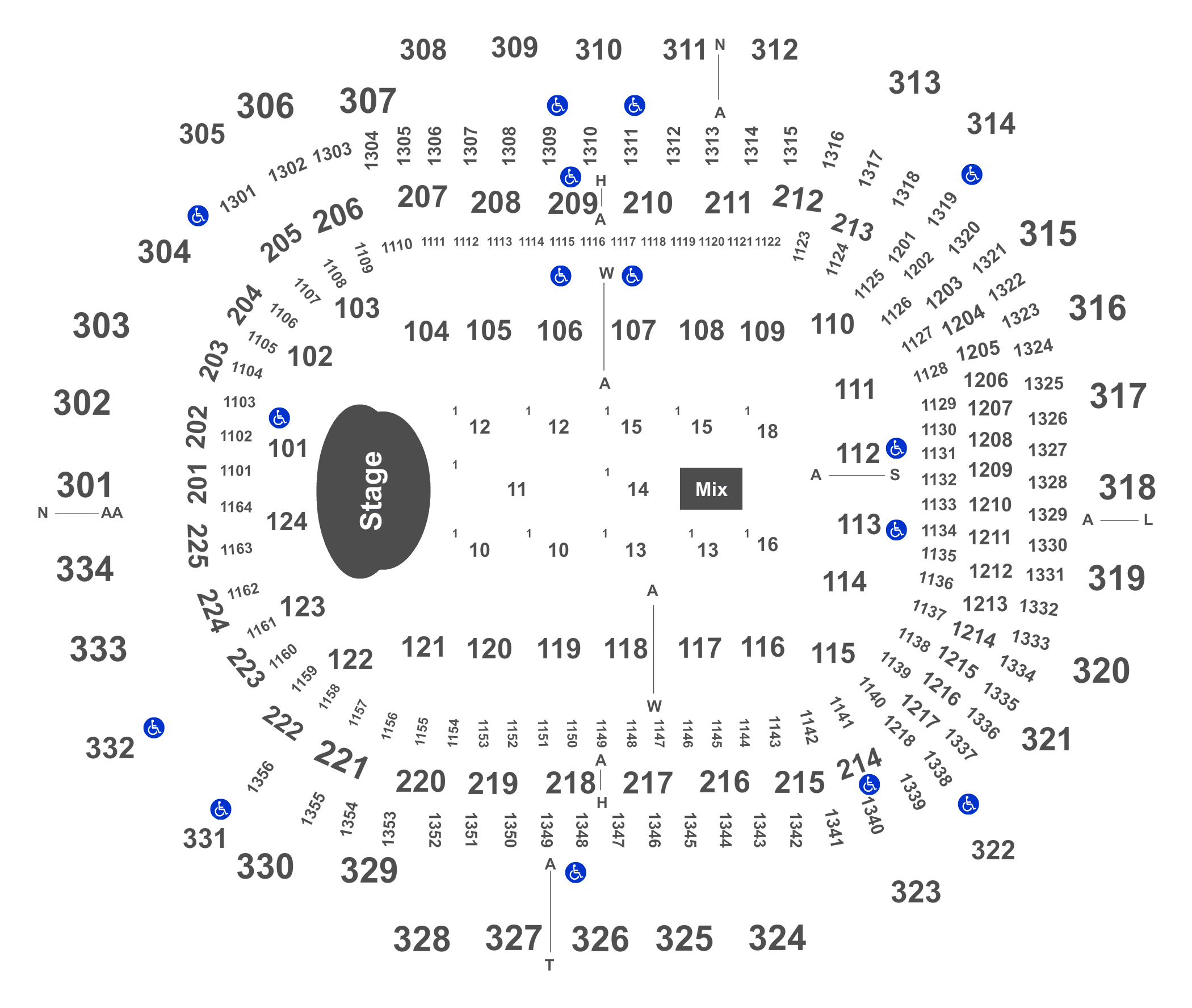 Seating Maps  American Airlines Center