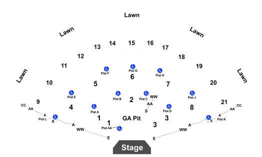 American Family Amphitheater Seating Chart