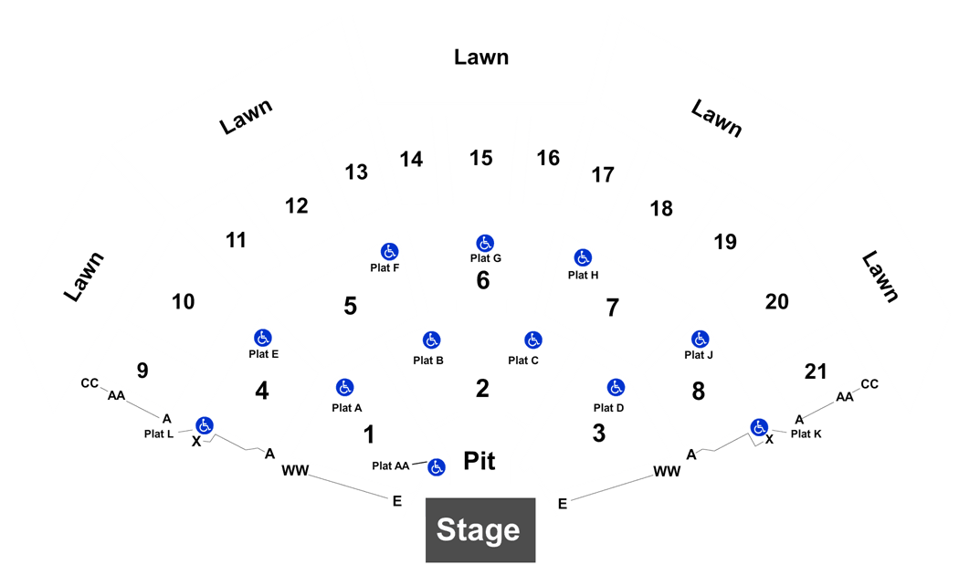 American Family Amphitheater Milwaukee Seating Chart