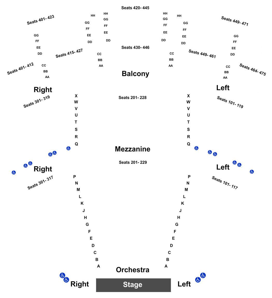 American Music Theater Lancaster Pennsylvania Seating Chart