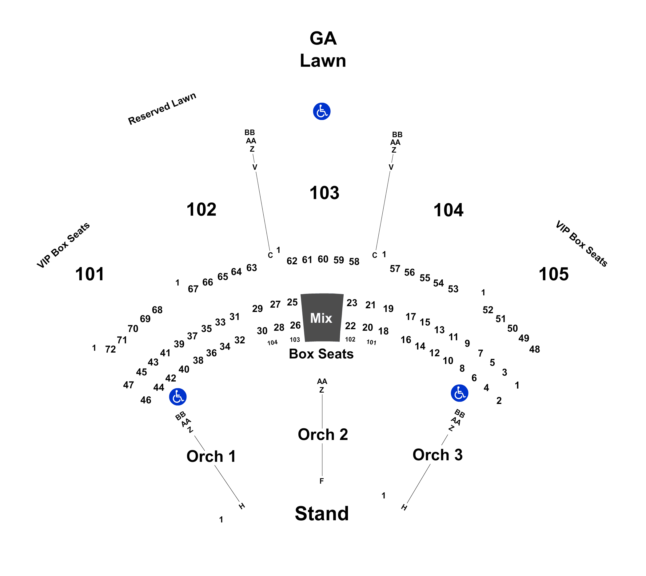 30+ Ameris Bank Amphitheatre Seating Chart