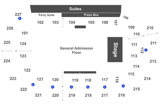 Amsoil Arena Concert Seating Chart