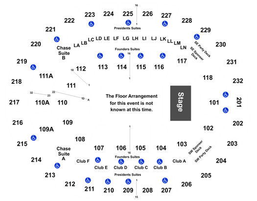 Seating Map  Amway Center