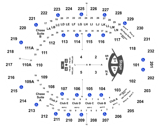 Amway Center Club Seating Chart