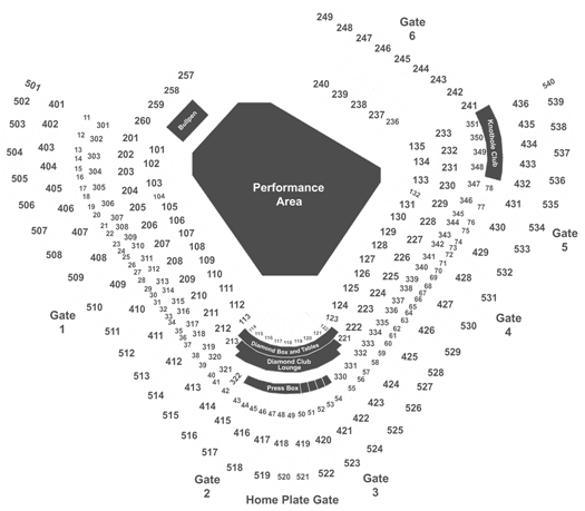 Anaheim Angels Stadium Seating Chart