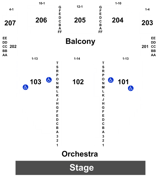 Arcada Theater Tickets Seating Chart