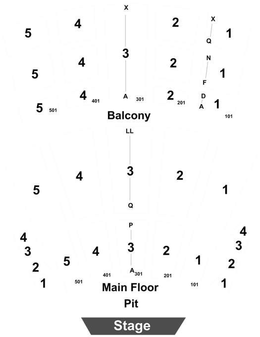 Arie Crown Interactive Seating Chart