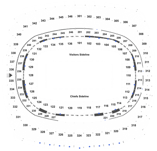 Arrowhead Stadium Seating Chart U2