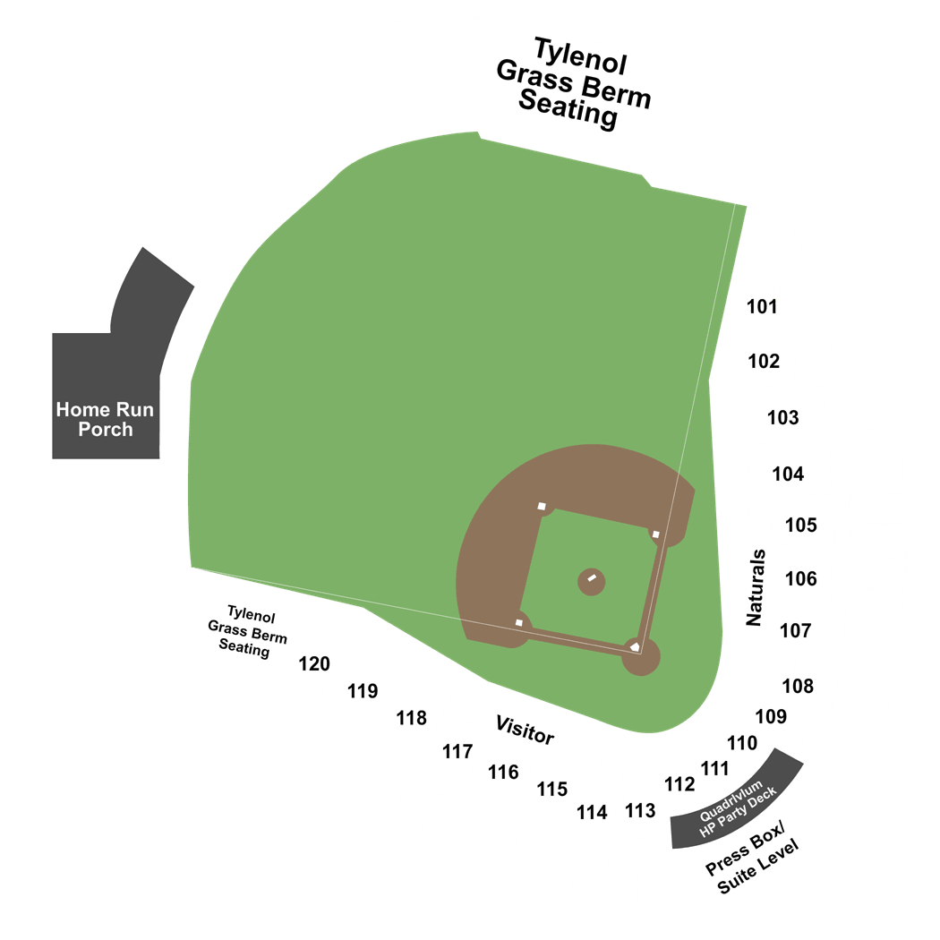 Arvest Ballpark Seating Chart