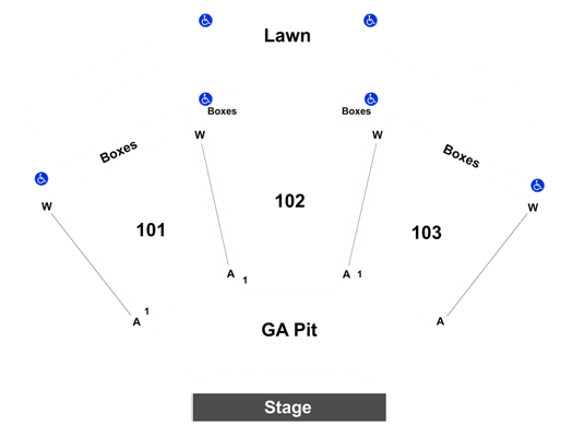 Ascend Amphitheater Seating Chart With Seat Numbers