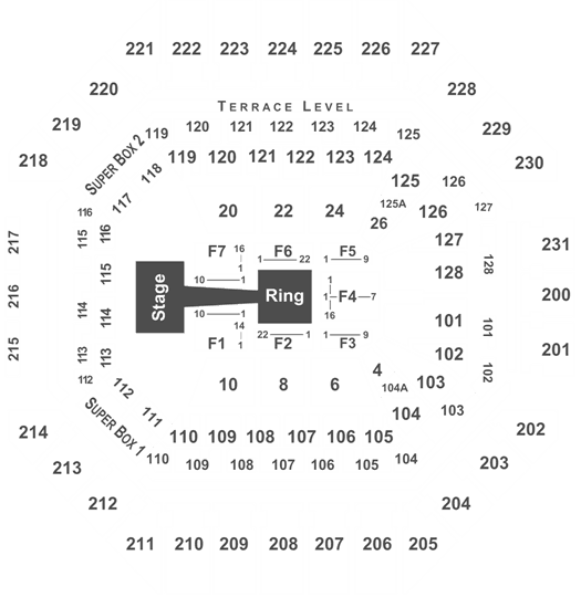 Wings Event Center Seating Chart Wwe
