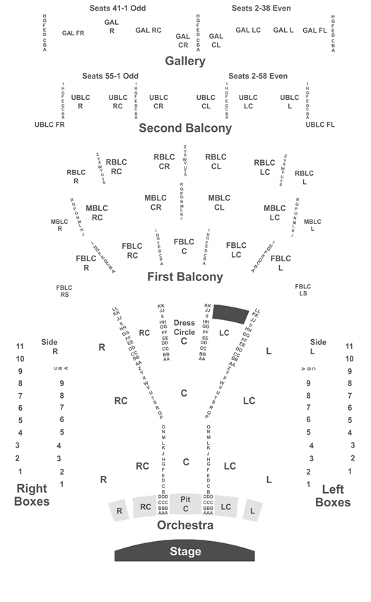 Joffrey Ballet Chicago Seating Chart