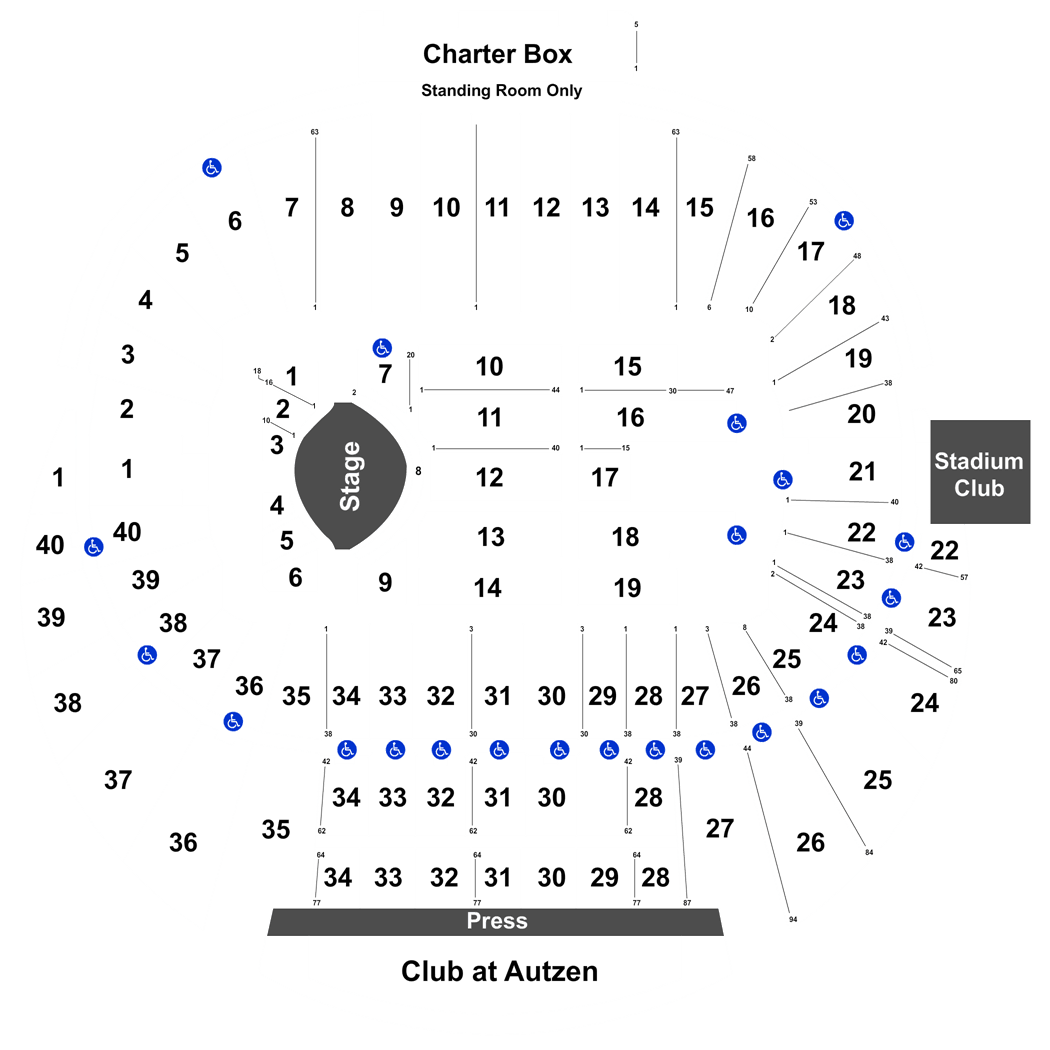 Autzen Stadium Seating Chart Garth Brooks