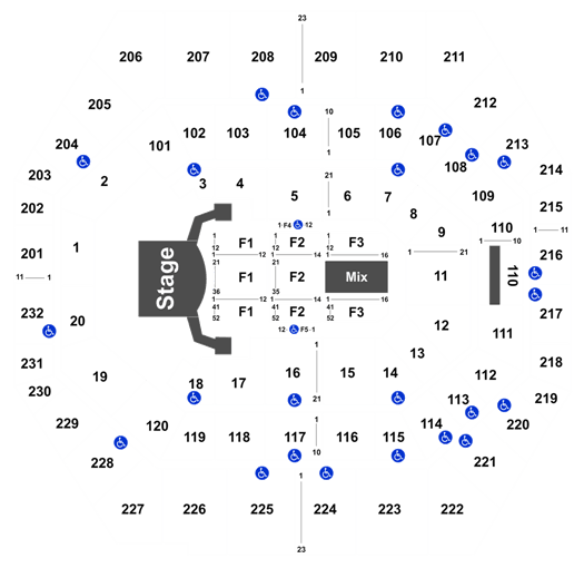 Maroon 5 Seating Chart Bankers Life