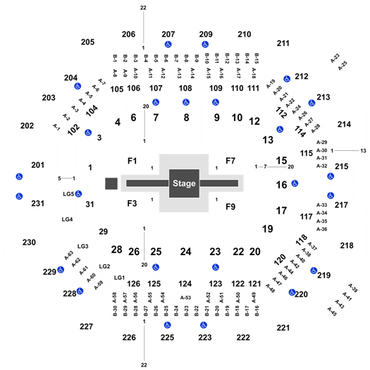 Barkley Center Seating Chart
