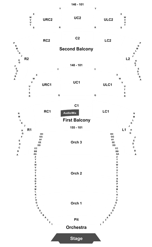 Austin Music Hall Seating Chart