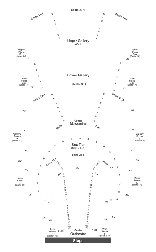 Fort Worth Symphony Seating Chart