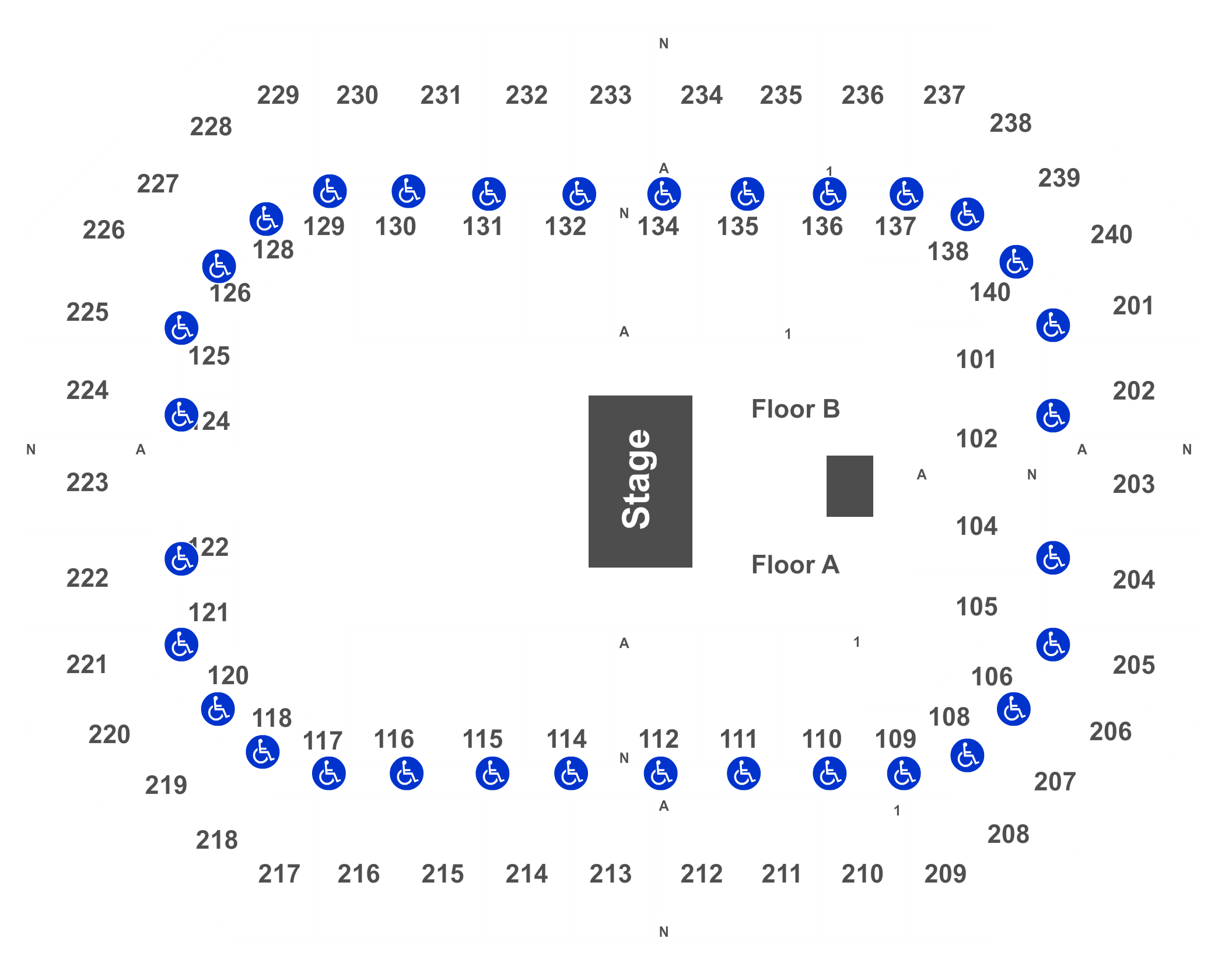Raising Cane S River Center Interactive Seating Chart