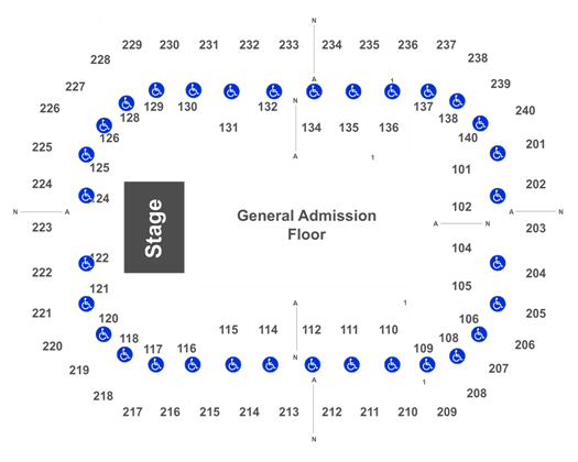 River Center Arena Seating Chart