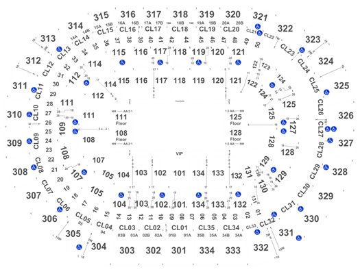 Orange Bowl Seating Chart 2016