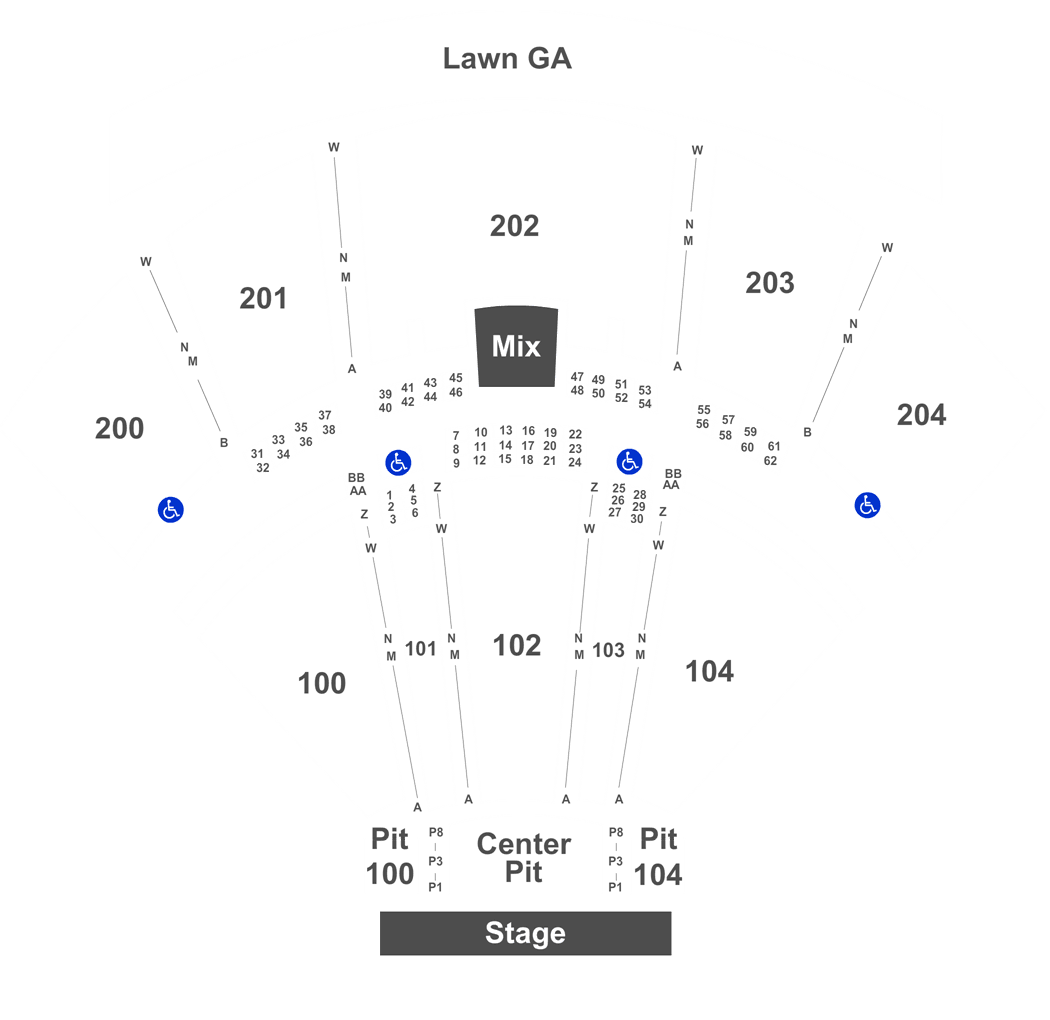 Bbt Pavilion Seating Map - Maping Resources