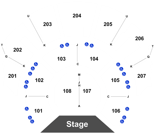 Beau Rivage Biloxi Theater Seating Chart