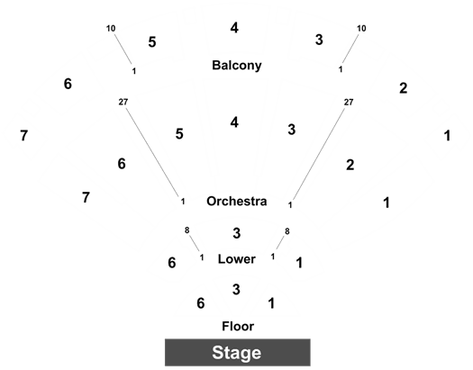 Bellco Theater Seating Chart