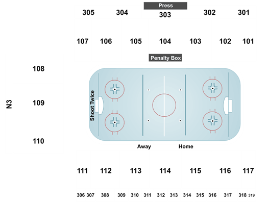 Caa Arena Seating Chart