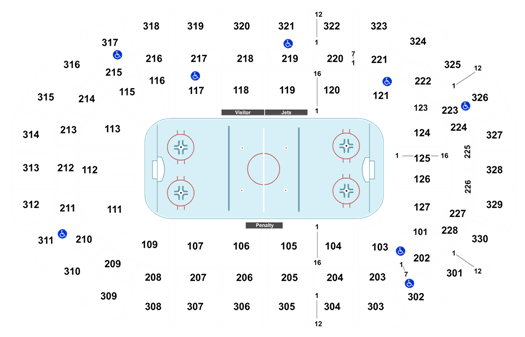 Winnipeg Jets Season Tickets (Includes Tickets To All Regular
