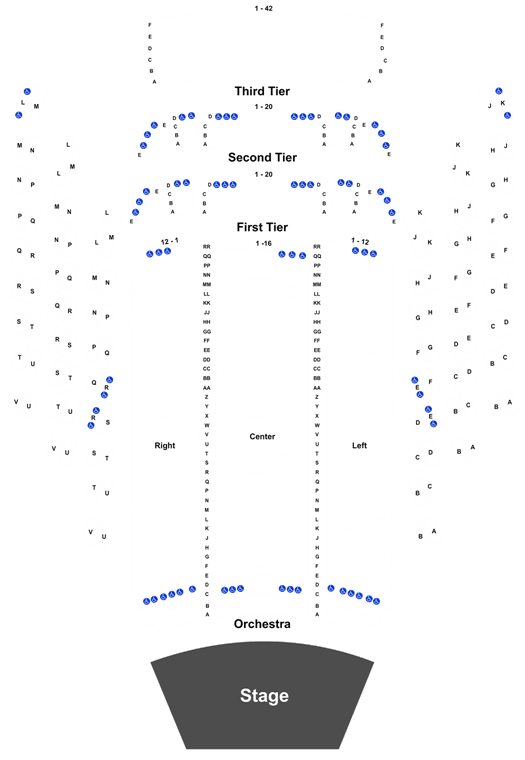 Mark Taper Seating Chart