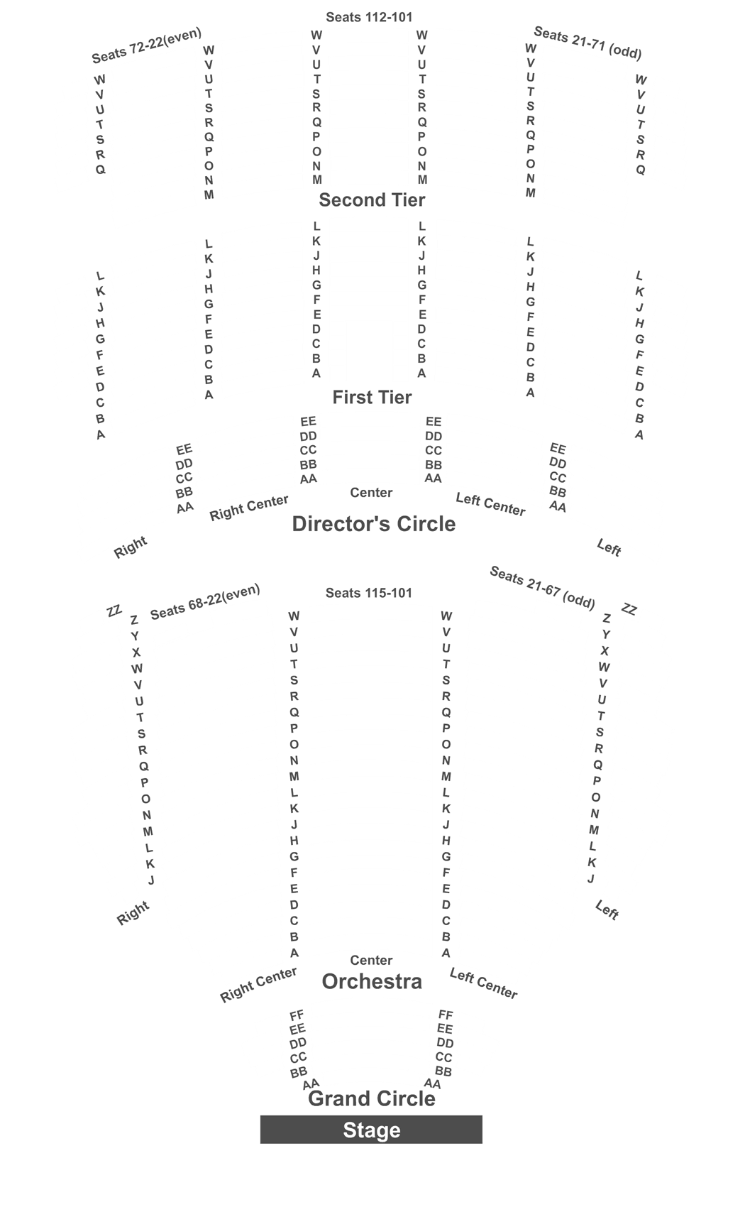 Benedum Center Pittsburgh Seating Chart
