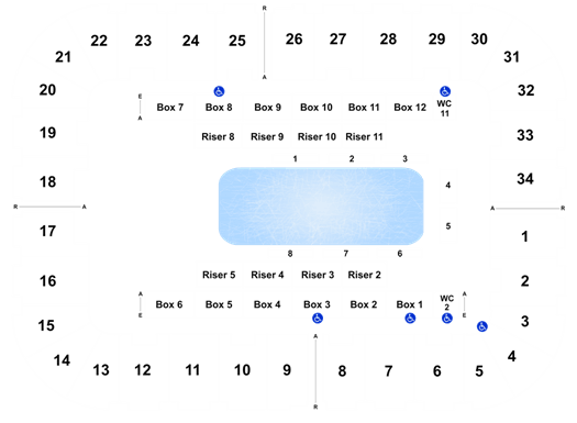 Berglund Center Seating Chart Hockey