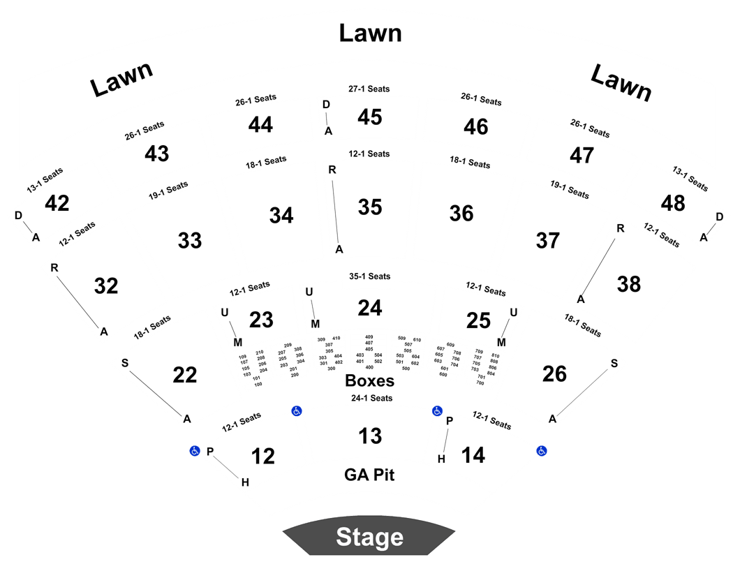 Blossom Music Center 3d Seating Chart
