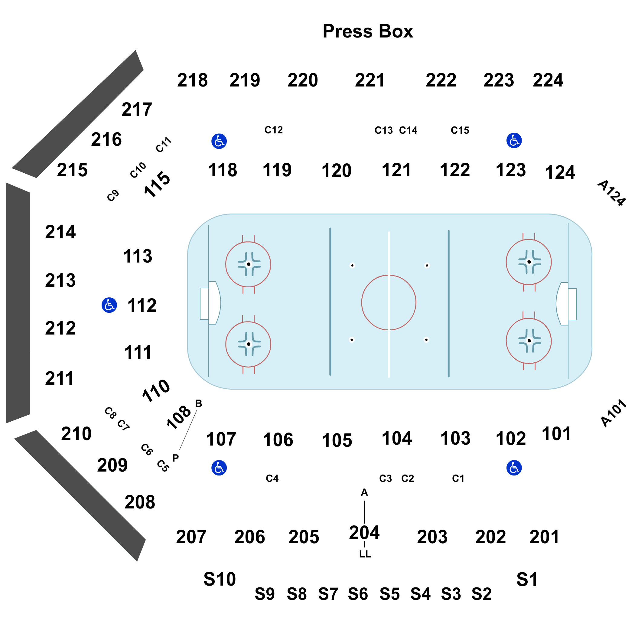 Bmo Harris Rockford Seating Chart