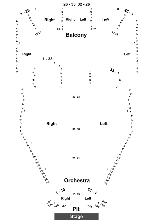 Bob Carr Seating Chart