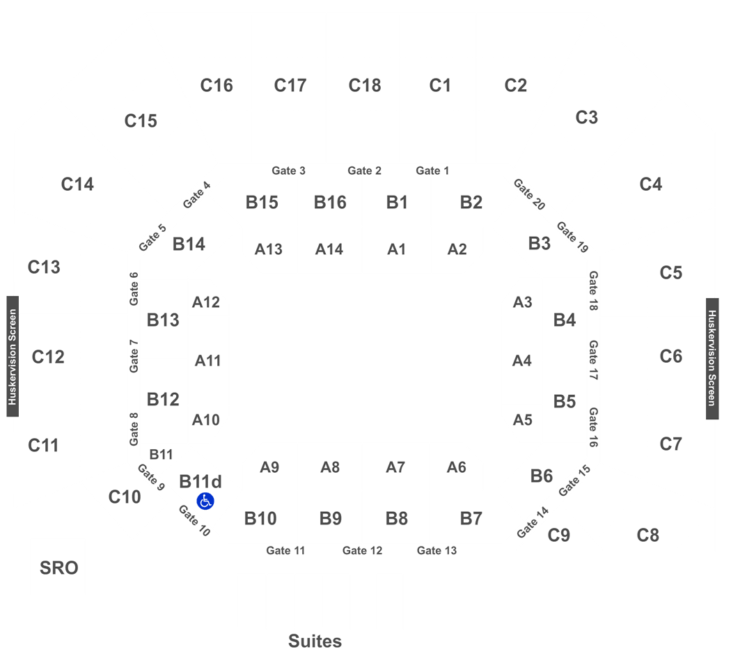 Bob Devaney Sports Center Seating Chart Volleyball