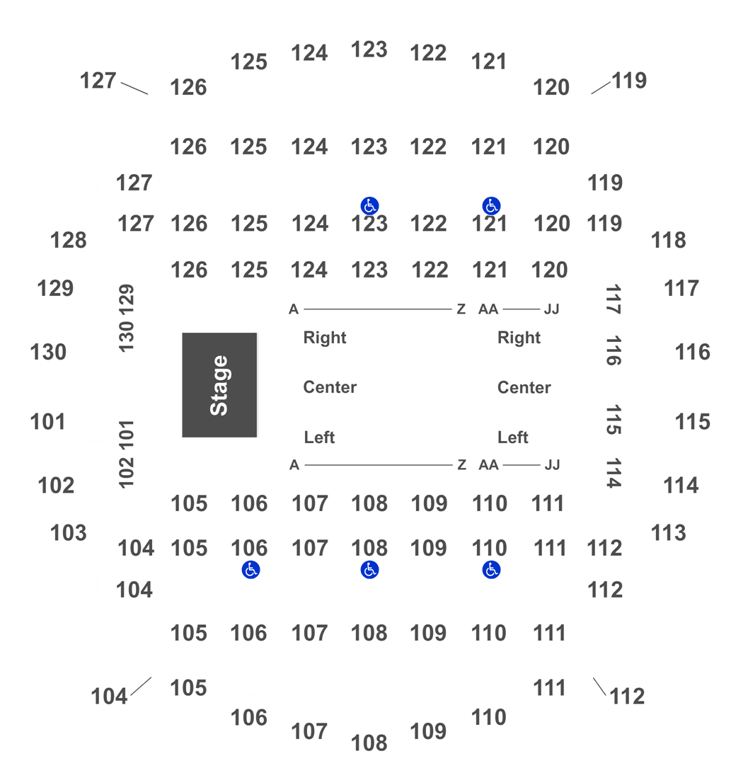 Bojangles Seating Chart