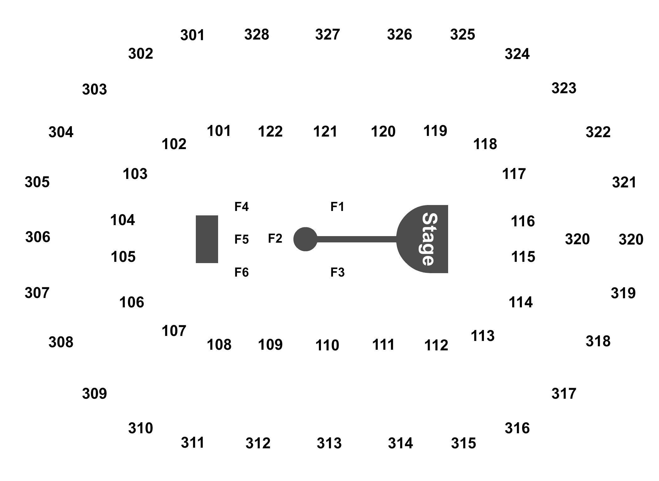 Learn about 133+ imagen bok center seating chart with rows and seat