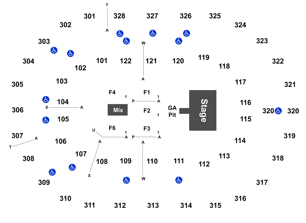 Bok Event Center Seating Chart