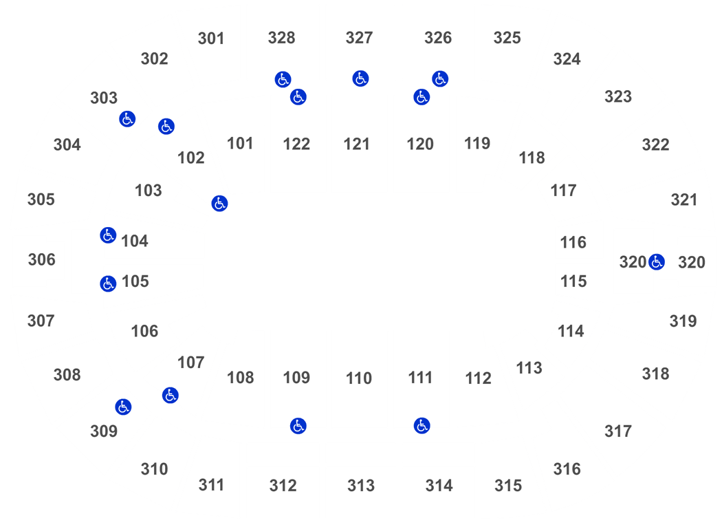 Bok Center Interactive Seating Chart